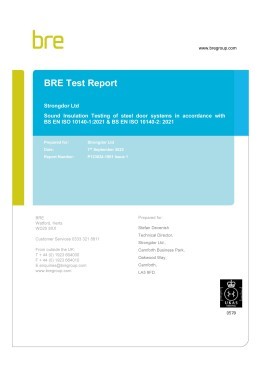 BRE Acoustic Test Report Thumbnail