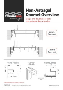 Single And Double Non Astragal Doorset thumbnail