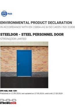 Strongdor Epd Steeldor Certificate Thumbnail